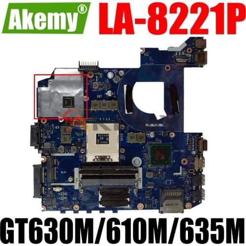 AKEMY LA-8221P For ASUS K45VJ K45VD A45V A85V K45VS K45VM Motherboard LA-8221P GT630M/610M/635M Motherboard Test