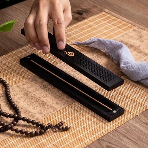 Incense Burners Zen Hollow Bamboo Wood Friendly Home Decoration Incense Sticks Holder