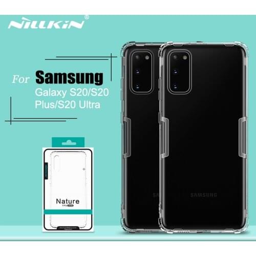 For Samsung Galaxy S20 case Nillkin Nature Transparent Clear Soft silicon TPU cover for Samsung S20 Ultra/S20 Plus case cover