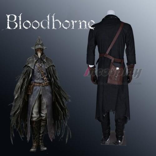 [Customized] Anime Bloodborne Crow Battle Uniform Cosplay Costume Customize Any Size For Men Halloween Free Shipping New 2019