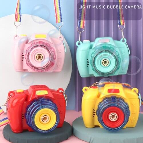 Children Music Camera Bubble Toys Automatic Bubble Blower Machine Toy For Kids Outdoor Childrens Bubble Machine Toys Gift