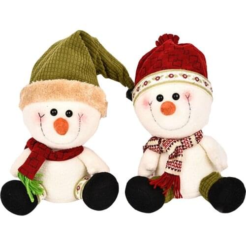 BOLAFYNIA Children plush stuffed toy Christmas Christmas Snowman doll lovers baby kids Christmas toy gift