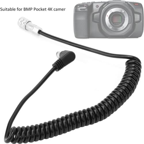 Photo studio fotografia DC to 4K 2Pin Spring Power Cable for Blackmagic Pocket 4k Camera Replacement Accessory fotografia acesso