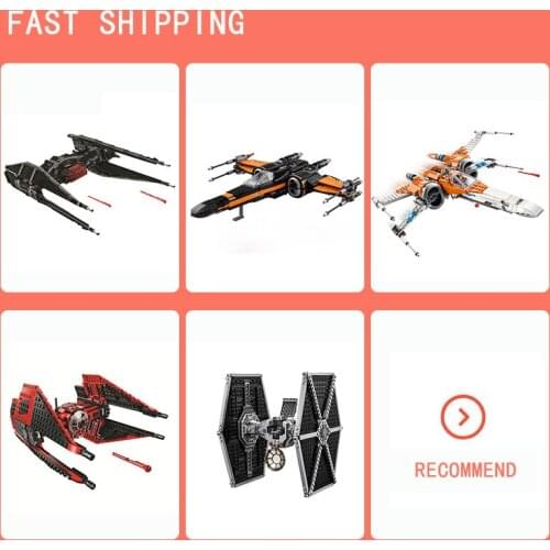 Compatible Star movie Wars with Figures 75273 75211 75179 75240 75102 Poes X Wing Tie Fighter Building Blocks Toys