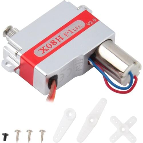KST X08H PLUS 95g Servo High Voltage Metal Cased Servo 5.3Kg 0.09s 8mm Glider For UAV RC Toys 1/8 Car Robot Arm Boat Helicopter