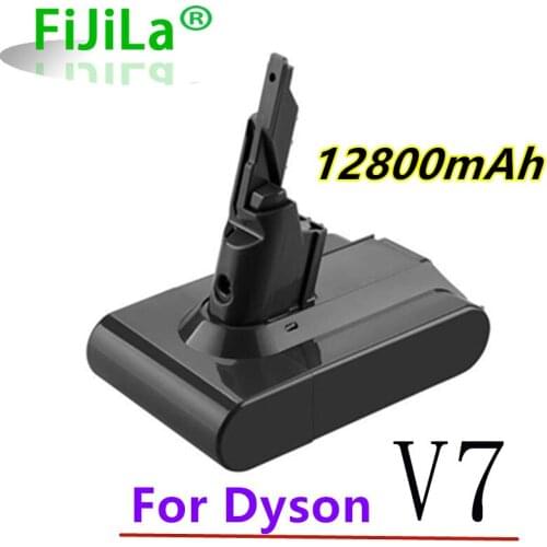 2021 New 21.6V 12800mAh Li-ion V7 12.8Ah Batteries For Dyson V7 Absolute V7 Vacuum Cleaner Replacement Power Tools Battery