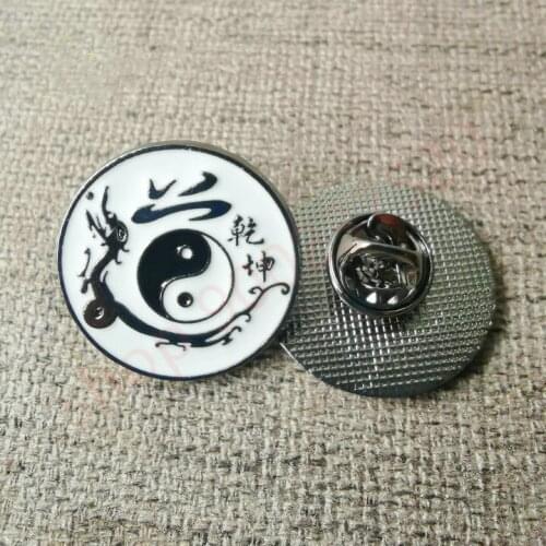 Metal drop oil, Taoist Buddhist brooch badge, Taoist heaven and earth, Taoist Dharma brooch, Kaiguang Taoist jewelry, handicraft