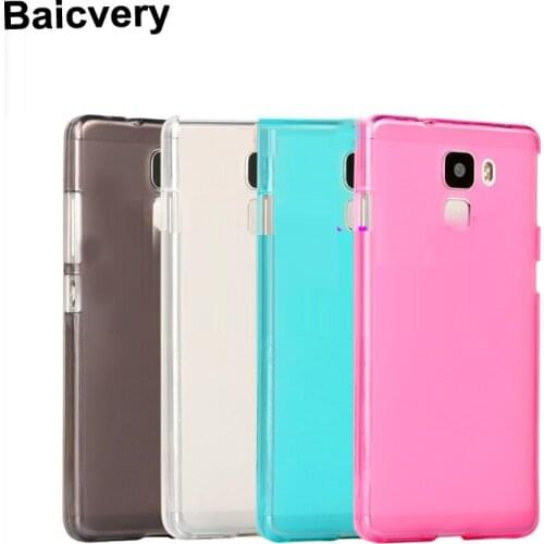 Soft TPU Cover For Huawei Honor 7 Anti Skid Silicone Phone Cases Colorful Cover Case For Honor7