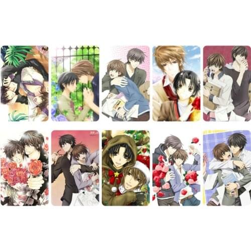 10pcs Sekai-ichi Hatsukoi Card Sticker Smooth Surface DIY Decoration Bus ID Anime Stickers