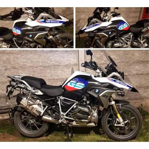 Motorcycle Sticker Fuel Tank Mat Side Protection Sticker Fishbone Decal for BMW R1200GS Adventure 2017-2018 r1200 gsa r1200