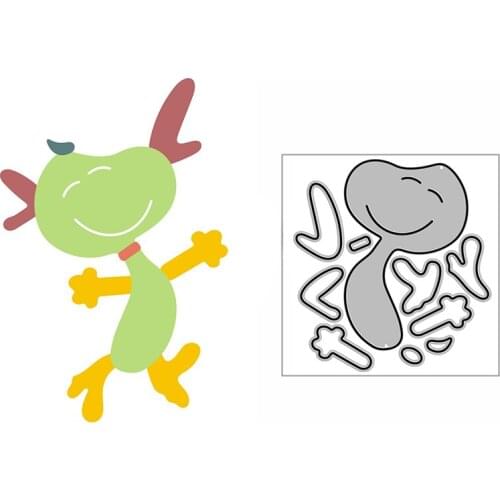 New Little Dinosaur Dragon Craft Embossing Mold 2021 Metal Cutting Dies for DIY Decor Scrapbooking Album Card Making No Stamps