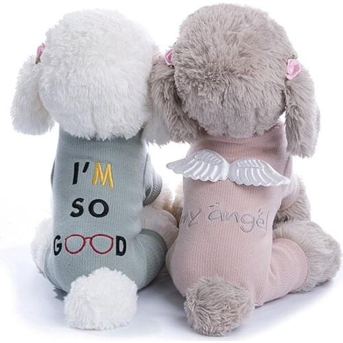 Dog Pajamas Pet Clothes For Small Dogs Pyjama Dogs Coat for Medium Dogs Jumpsuit Warm Sleepingwear Pet Clothing new