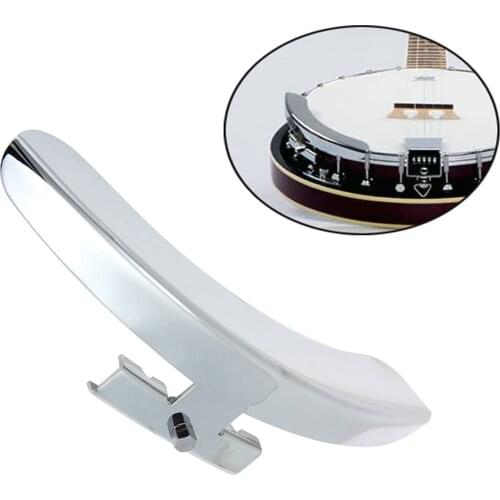 1PCS S-ingle Leg Banjo Armrest R-epair Chrome Tone Side P-rotection for Musical instrument parts String Instruments Accessories
