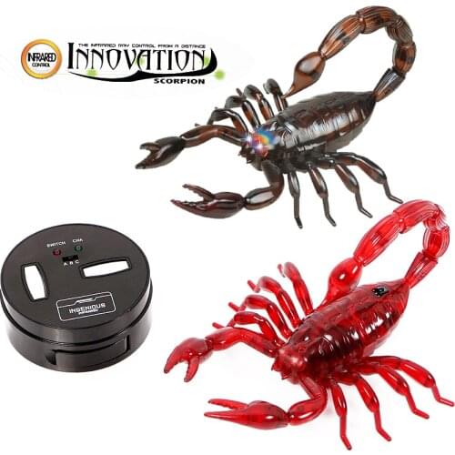 Realistic RC Scorpion, Infrared Remote Control Scorpion Model Toy Animal Present Gift Simulation Joke Scary Trick Toys Kids
