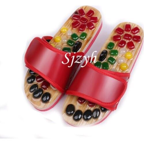 Womens Summer Couple Home Shoes Indoor Imitation Jad Massage Slippers Mens/Ladies Health Flip Flops Female Sandals Soft Slides