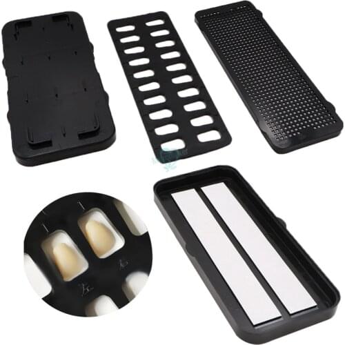 Dental All-Ceramic Veneer Processing Box Beautiful Tooth Veneer Box Porcelain Patch Disinfection Box Denture Placement Box