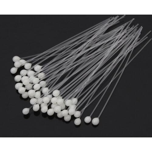 UV-X Crab And Shrimp Crustacean Eyes Fly Tying Materials Fluorescent White 50Pcs Per Pack