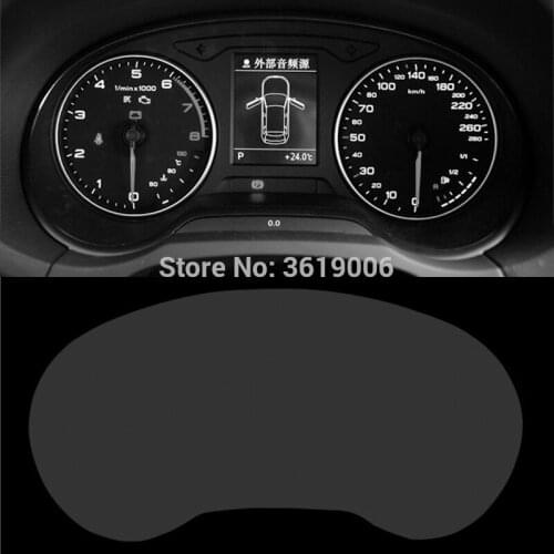 TOMMIA For Audi A3 09-16 Screen Protector HD 4H Dashboard Protection Film Anti-scratches Car Sticker