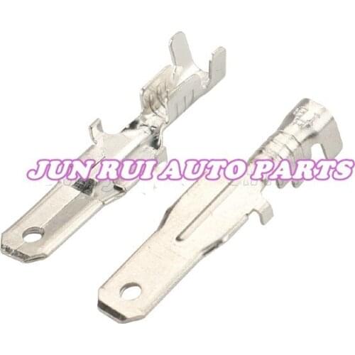 100pcs auto car splices wire terminal crimp loose pins spring insert terminal 144838-2 DJ617-4.8X0.8B