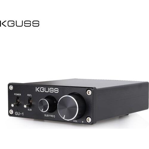 100W TPA3116 Mono Channel Digital Power Audio Amplifier aluminum chassis NE5532 Class D TPA3116D2 PBTL Subwoofer Amplifier