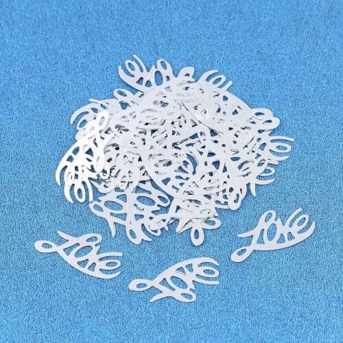 150g Gold Sliver Letter Love Shape Wedding Anniversary Party Confetti Table Scatters Foil Sprinkle Scrapbooking Birthday Decors
