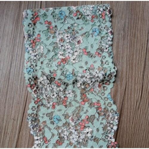 2 Meters/lot 23.5cm Width Elastic Lace Stretch Black Lace Trim Elastic Lace Trims Ribbon Sewing Craft DIY Garment