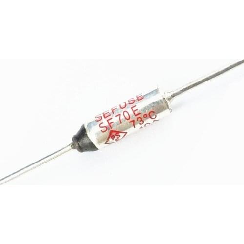 5Pcs Microtemp Thermal Fuse 73c TF Cutoff SF70E