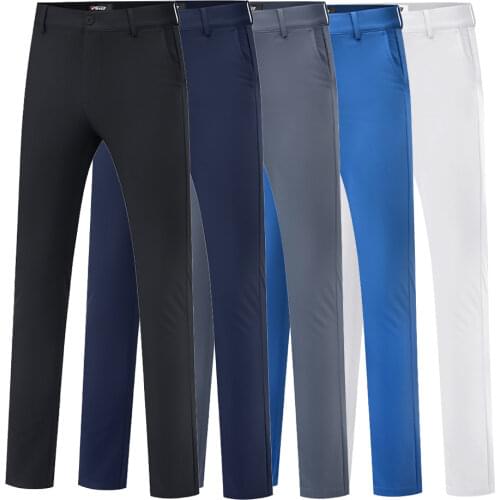 PGM Golf pants Men Wear Slim Pants Full Long Thin Trousers Straight Loose Trousers Run Tennis Casual Version Clothes