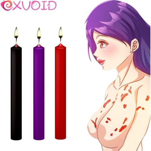 EXVOID Flirting Low Temperature Candle Drip Candles 3PCS/SET SM Sex Toy For Couples Relaxation Sex Candles BDSM Adult Products