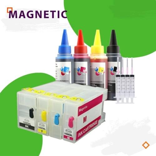 PGI1500 PGI1500XL Refillable Cartridge With Permanent Chip For Canon PGI-1500 MAXIFY MB2050 MB2350 printers