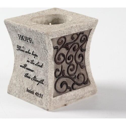 DIY Cement Mold Silicone Concrete Candlestick Mould