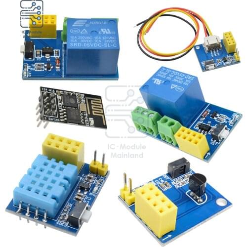 ESP8266 5V WiFi relay module DS18B20 DHT11 RGB LED Controller Things smart home remote control switch phone APP ESP-01S