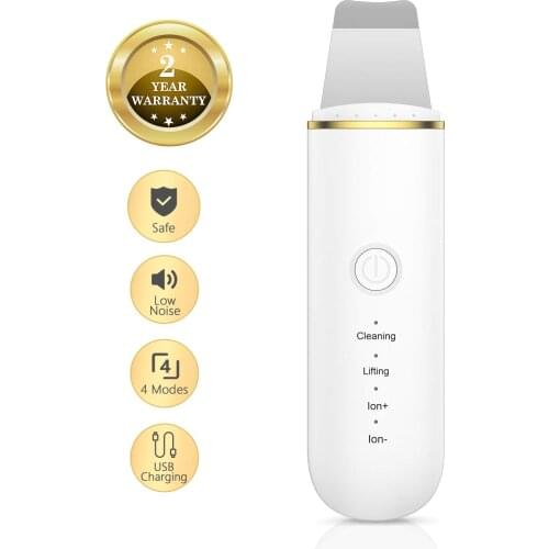 Skin Scrubber Vibration Face Spatula Blackhead Remover Facial Scrubber Shovel Clean Cavitation Peeling Facial Lifting