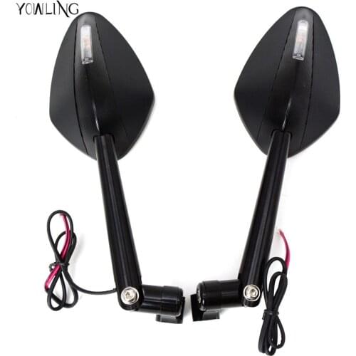 Universal motorcycle Scooter Rearview Mirrors for yamaha YZF R125 R15 R25 r 125 15 25 mt-07 mt-09 mt 07 09 MT09 FZ07 FZ09