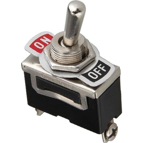 Generic Toggle Flick Switch ON/OFF SPST Car Dash Light Dashboard 12V ON-OFF Switch SPST Single Pole Single Throw
