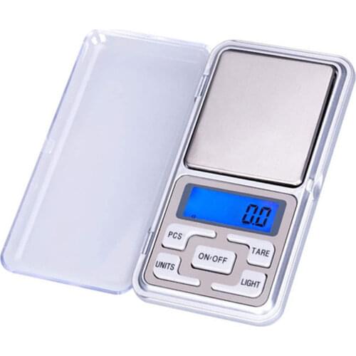 100/200/300/500g 0.01/0.1g Mini Digital Scale High Accuracy Backlight Electric Pocket For Jewelry Gram Weight For Kitchen
