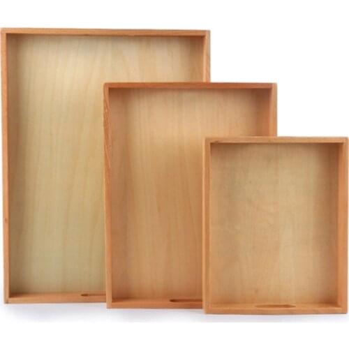 Toddler Funny Practical Life Handle Operation Real Wood with Tray Preschool Toy Sorting Box