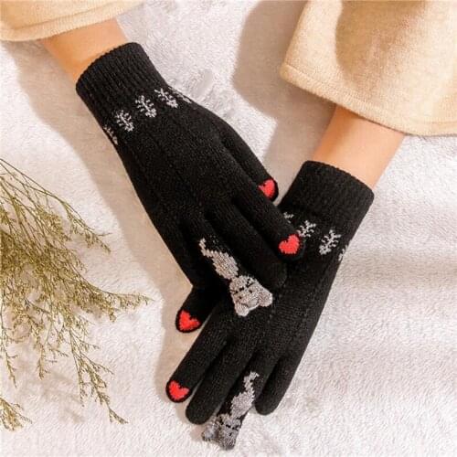 Winter Gloves Driving Gloves Touch Screen Cute Fashion Warm Couple High Quality Gloves Womens