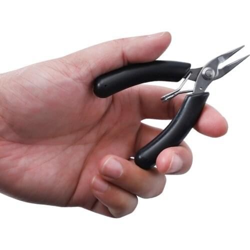 4PCS Mini Pliers Multi Functional Tools Electrical Wire Cable Cutters Cutting Side Snips Flush Stainless Steel Nipper Hand Tools