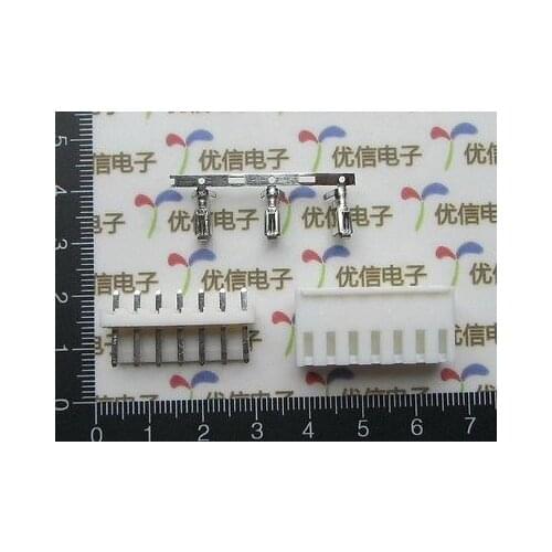 10 Sets VH 3.96mm Connector 7 pins Housing/Base/Pins