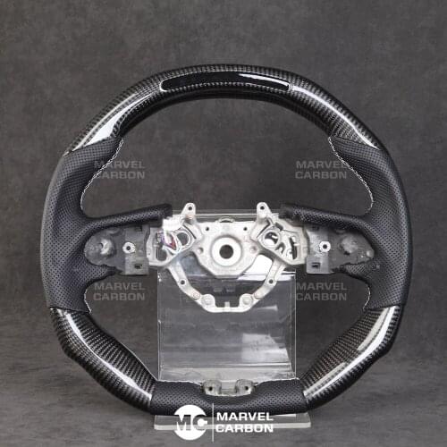 100% REAL CARBON FIBER LED STEERING WHEEL COMPATIBLE WITH Nissan GT-R