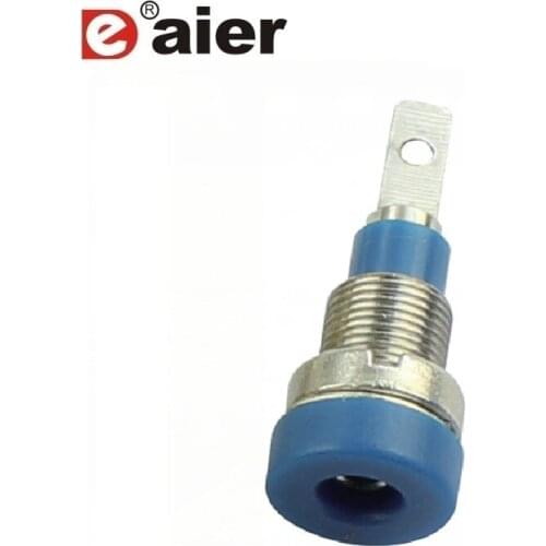 200PCS 24A Mini Nickel Plated Brass Banana Plug Connectors 2MM Monster Banana Socket Female Type