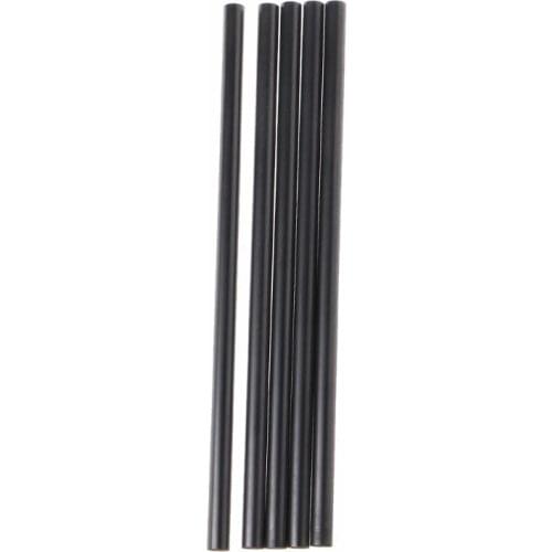 5Pcs Graphite Stir Stick Long Carbon Stirring Rod Graphite Crucible Stir Stick for Melting Casting Refining Gold Silver