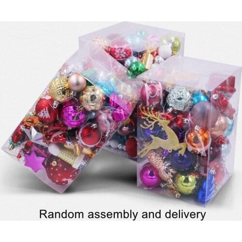 60-70 Multicolor Christmas Balls Christmas Tree Ornaments Balls Xmas decorations Hanging Tree Pendants decor christmas gifts
