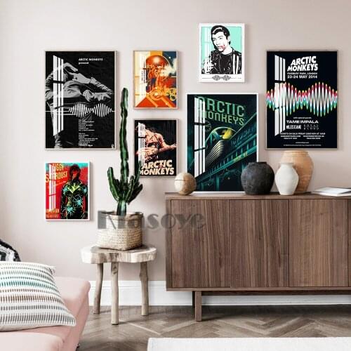 England Alternative Tock Band Abstract Vintage Art Prints Poster Music Star Retro Canvas Painting Bar Pub Club Home Decor Gift