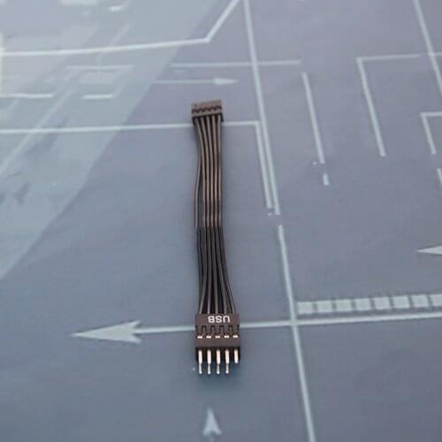 For MSI MS-7594 VER1.1 Integrated Mainboard USB 9pin 2.0 to 2.54 Conversion Cable/ Switch Wire 2.0 to 2.54 Adapter Cable