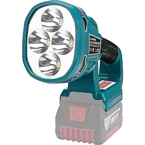 For Charger BAT618 BAT614 12W 14.4V-20V Flashlight Handheld LED Lamp Portable Outdoor Work Night Light