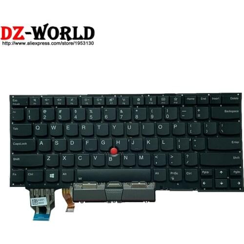 New Original US English Backlit Keyboard For Lenovo Thinkpad X1 Yoga 4th Gen Laptop Backlight Teclado SN20R55491