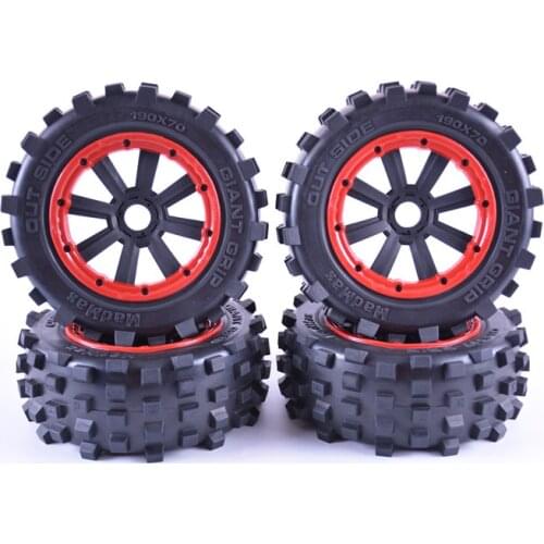 Giant grip wheels set Off-road tires for Traxxas x-maxx LOSI 5IVE-T LOSI DBXL 190*70mm