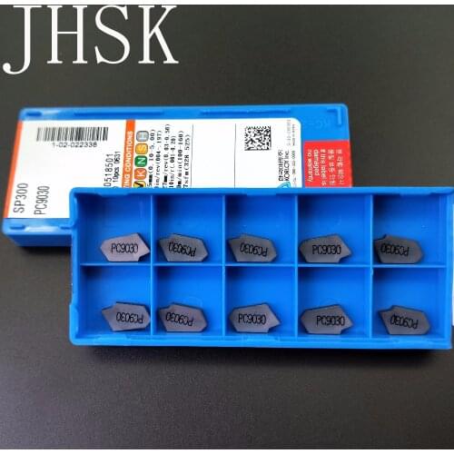 10pcs SP300 PC9030 3.0 mm cutting blade (single head) lathe turning tools cutting CNC carbide Prating Lathe Grooving Inserts